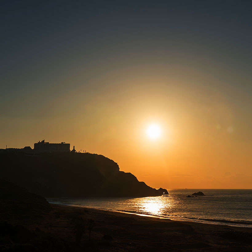 写真：夕日