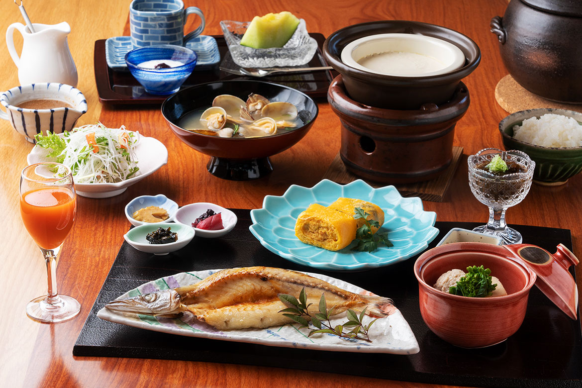 写真：和朝食